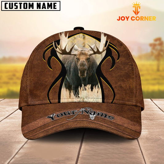 Cornbee Hunting ( More Animal Option ) Leather Pattern Classic Personalized Cap