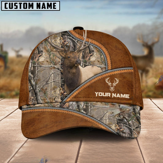 Cornbee Hunting Premium Brown Pattern ( Multi Animal Option ) Personalized Hats