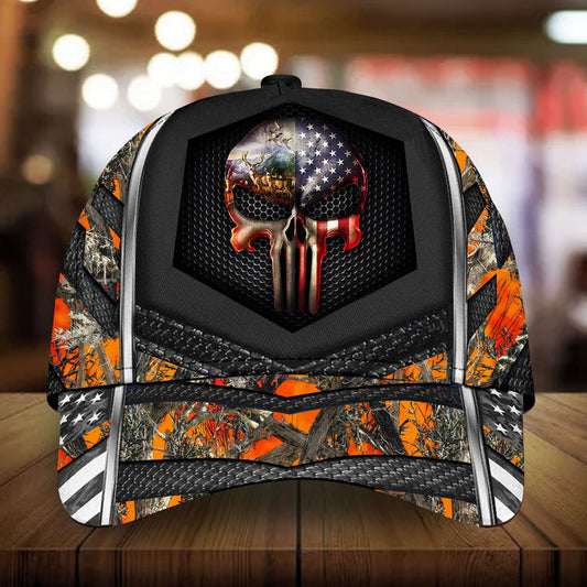 Cornbee  Premium Punisher Skull Hunting Cap