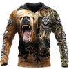 Cornbee Angry Bear Hunting 3D Shirt