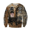 Cornbee Angry Bear Hunting 3D Shirt