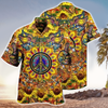 Hippie Sunflower Unisex Hawaiian Shirt Cornbee