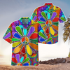 Hippie Beach Hawaiian Shirt Cornbee