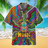 Hippie Peace Love Music Hawaiian Shirt Cornbee