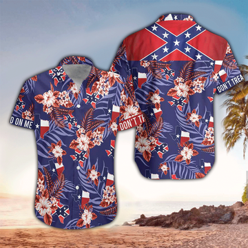 Don't Treat On Me Texas Hawaiian Shirt Cornbee
