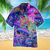 Galaxy Hippies Mushroom Hawaiian Shirt Cornbee