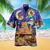 Cat Hippie Life Is Colorful Hawaiian Shirt Cornbee