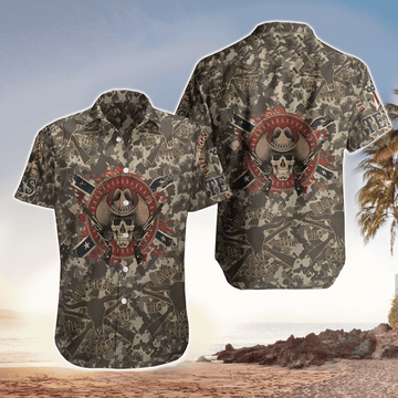 Texas Hawaiian Shirt Cornbee
