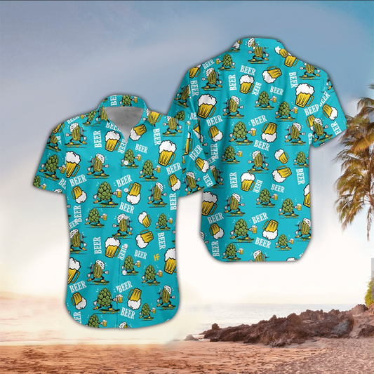 Beer Hawaiian Shirt, Perfect Gift Ideas For Beer Lover Cornbee