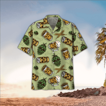 Beer Shirt, Beer Hawaiian Shirt For Beer Lovers Cornbee