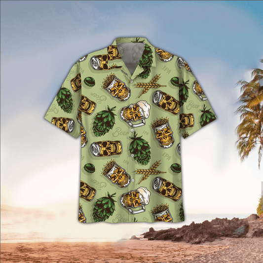 Beer Shirt, Beer Hawaiian Shirt For Beer Lovers Cornbee