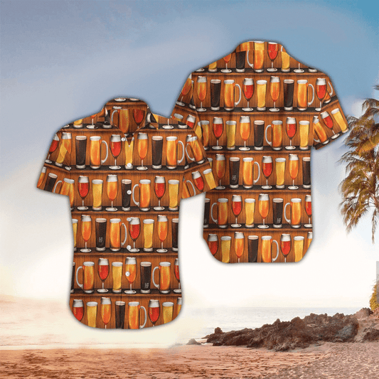 Beer Hawaiian Shirt, Perfect Gift Ideas For Beer Lover Cornbee