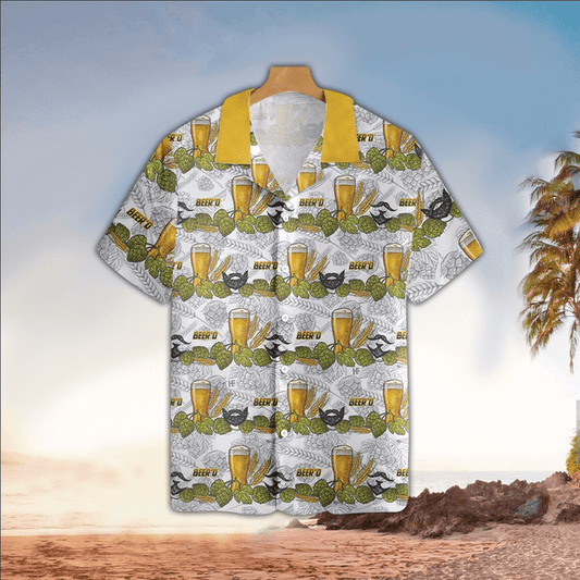 Beer Shirt, Beer Hawaiian Shirt For Beer Lovers Cornbee
