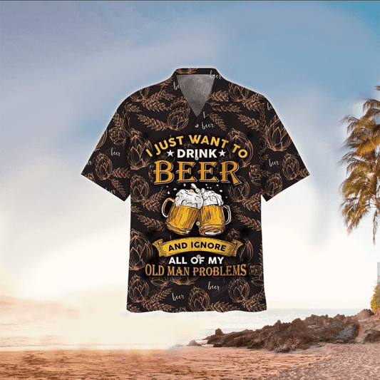 Beer Aloha Shirt, Hawaiian Shirt For Beer Lovers Cornbee