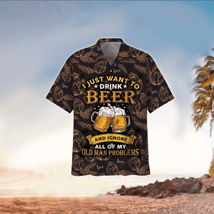 Beer Aloha Shirt, Hawaiian Shirt For Beer Lovers Cornbee