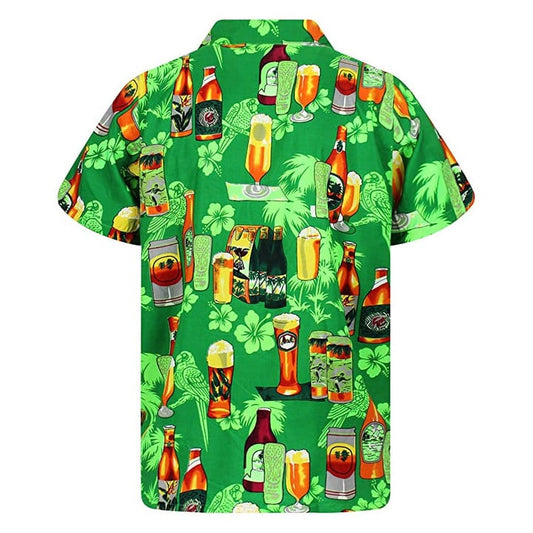 Beer Aloha Shirt, Hawaiian Shirt For Beer Lovers Cornbee
