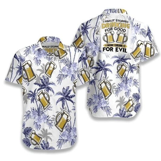 Beer Coconut Tree Hawaiian Shirt Cornbee