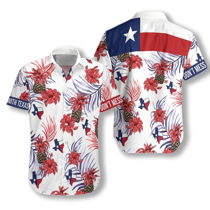 Pineapple Texas Pround Hawaiian Shirt Cornbee