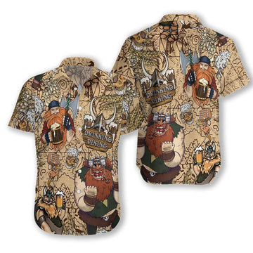 Viking Beer Hawaiian Shirt Cornbee