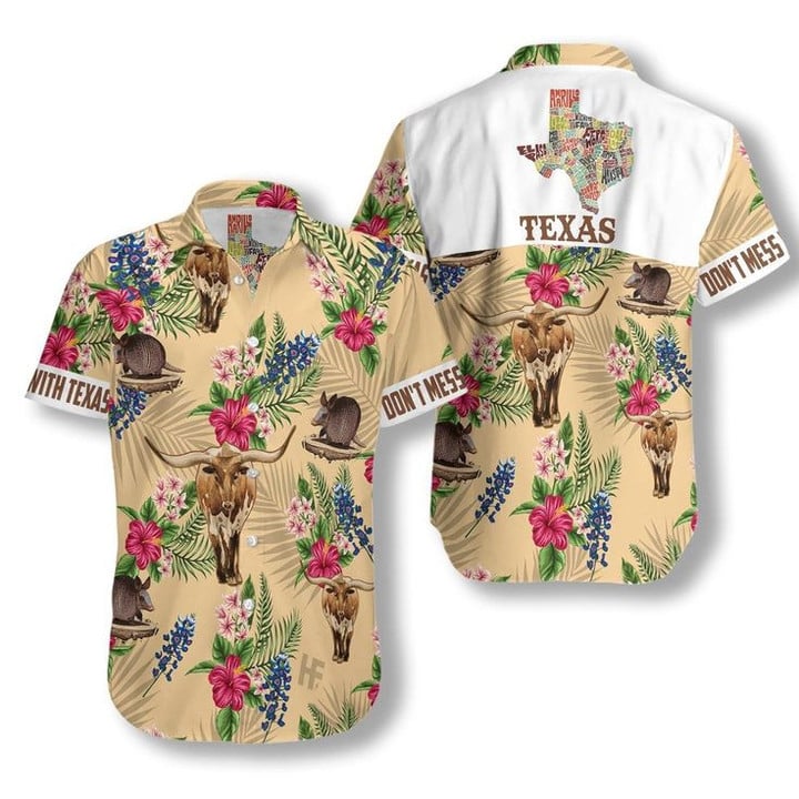Texas Insignia Proud Hawaiian Shirt Cornbee