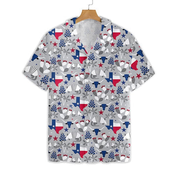 Texas Pattern Hawaiian Shirt 1 Cornbee