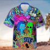 Space Out Hippie Hawaiian Shirt Cornbee