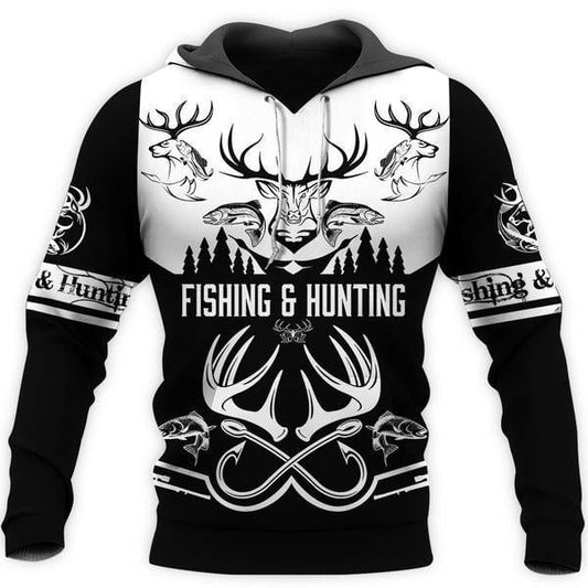 Fishing And Dear Hunting hoodie Cornbee