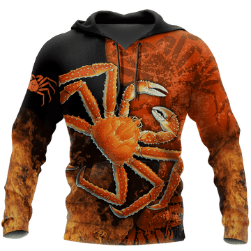 Alaska King Crab Fishing On Fire 3D Printing For Men And Women Hoodie Cornbee