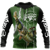 The Great Fish Eats The Small Green Fishing 3D Print Shirts Hoodie Cornbee