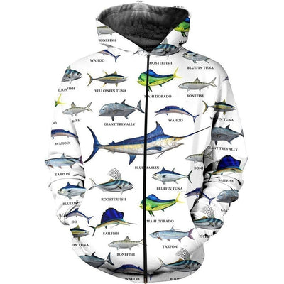 3D All Over Printed Fishing Collection Shirts Cornbee