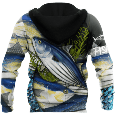 Saltwater Fishing On Skin 3D All Over Shirts For Men And Women Hoodie Cornbee