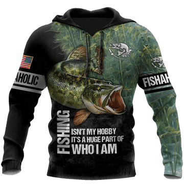 Northern Pike Fishing Underwater Fishaholic Design 3D Print Shirts Hoodie Cornbee