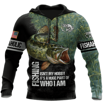 Northern Pike Fishing Underwater Fishaholic Design 3D Print Shirts Hoodie Cornbee