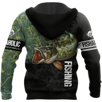 Northern Pike Fishing Underwater Fishaholic Design 3D Print Shirts Hoodie Cornbee