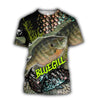 Bluegill Fishing On Skin 3D All Over Shirts For Men And Women Hoodie Cornbee