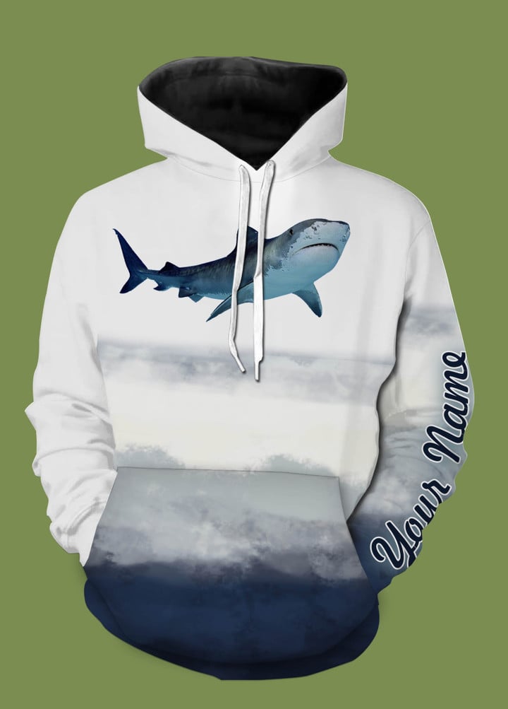 Cornbee Personalized Shark Fishing 3D Full Printing  Hm - Hoodie