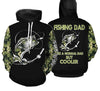 Personalized Gift Bass Fishing Dad Like A Normal Dad But Cooler Customize Name 3D All Over Printed Shirts Cornbee