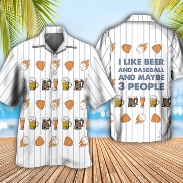 I Like Beer And Baseball Apparel Cornbee