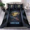 Personalized Fishing Bedding Set, Personalized Gift for Fishing Lovers3 Cornbee