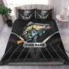 Fishing Metal Pattern Personalized Bedding Set, Personalized Gift for Fishing Lovers32 Cornbee