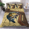 Fishing Hook Details Personalized Bedding Set, Personalized Gift for Fishing Lovers80 Cornbee