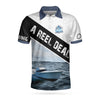 Deep Sea Fishing Men Polo Shirt, Fishing Is A Reel Deal It's A Marlin Thing Shirt For Men, Gift For Fishing Lovers Cornbee