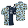 Hook And Fish Seamless Pattern Fishing Men Polo Shirt, Feelin' Fine And Castin' Line Fishing Shirt For Men, Gift For Fishing Lovers Cornbee
