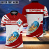 Personalized White And Red Bowling Flame Pattern Classic  Name 3D Shirt Cornbee