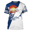 Personalized Colorado flag Trout Fishing Shirts, CO Trout Fishing jerseys, patriotic Fishing gifts Cornbee