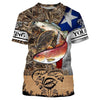 Texas Slam Flag Fishing Custome Name 3D All Over Printed Shirts Personalized Fishing gift For Men Cornbee