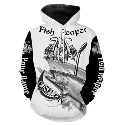 Chinook Salmon (King Salmon) Fishing Fish reaper Customize name 3D All over print shirts Cornbee