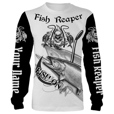 Chinook Salmon (King Salmon) Fishing Fish reaper Customize name 3D All over print shirts Cornbee
