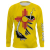 NM Fishing 3D Fish Hook New Mexico Flag UV protection quick dry customize name long sleeves shirts Cornbee