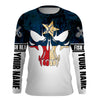 Texas Flag Fishing skull Fish reaper Custom Long sleeve Fishing Shirts UV, personalized Patriotic Fishing gifts Cornbee